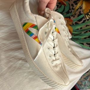 Tretorn Rainbow Sneakers BRAND NEW W/O tags size 10.5
